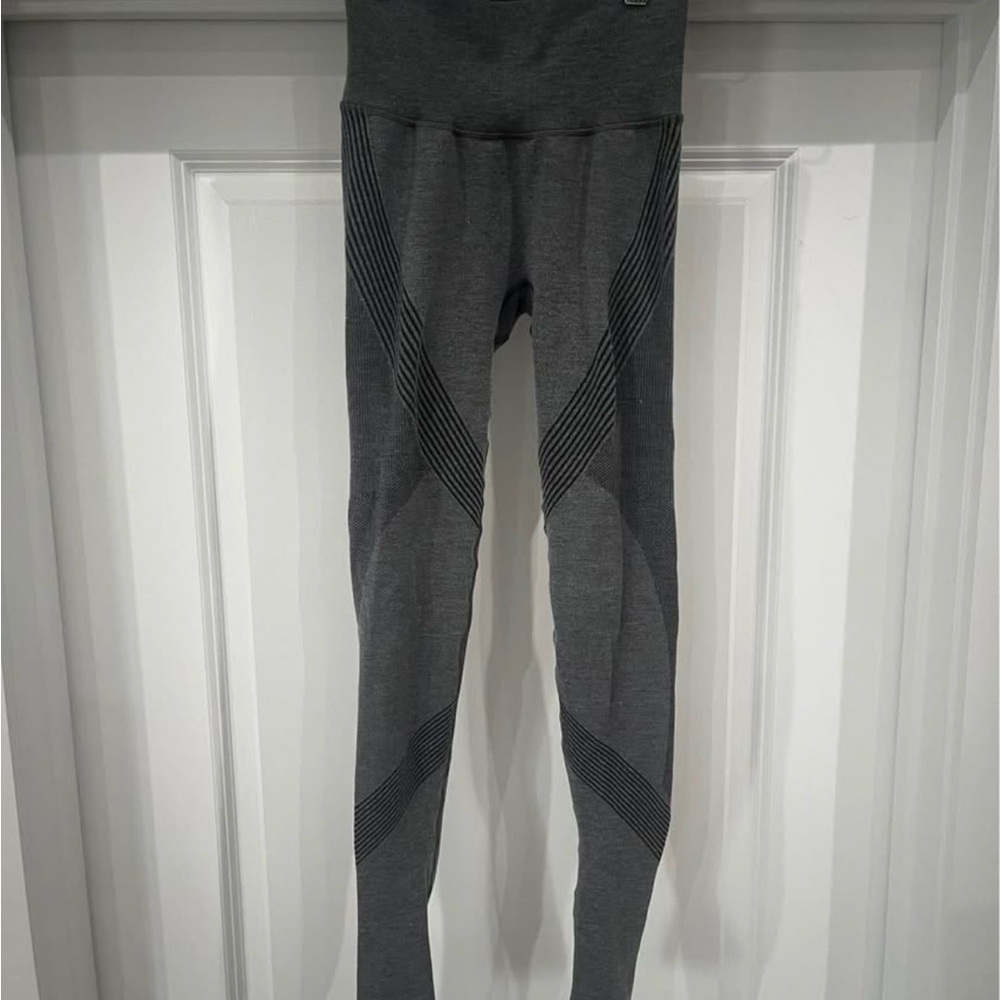Lululemon Gray High-Waisted  seamless Leggings